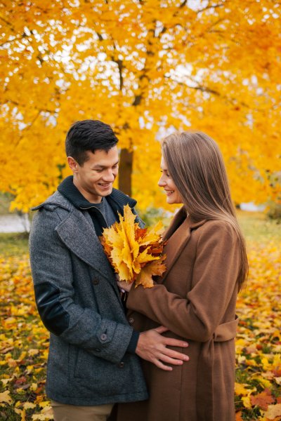 Осенняя фотосессия Love story