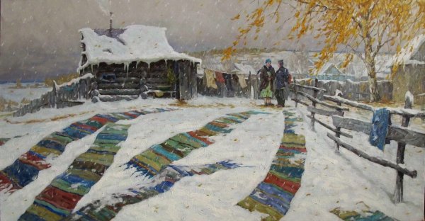 Половики в живописи