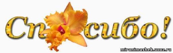 Спасибо на осеннем фоне