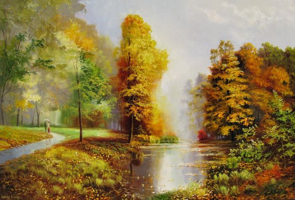 Осень живопись