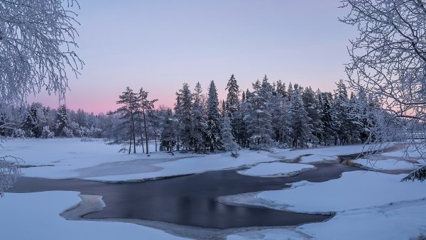 Зимняя речка