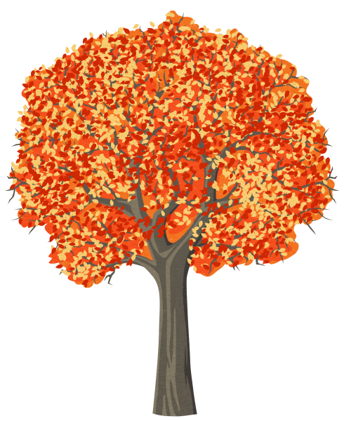 Осеннее дерево для детей