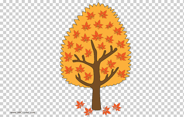Осеннее дерево рисунок для детей