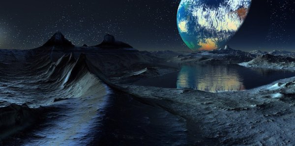 Лед на Луне