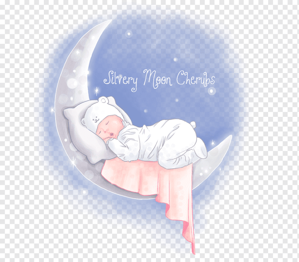 Малышка спит на Луне