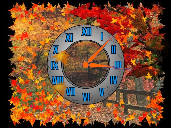 Осенний циферблат