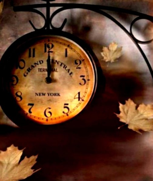 Часы на золотую осень