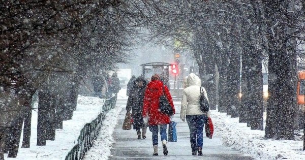 Предновогодняя метель в декабре