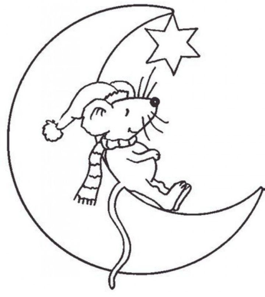 Трафареты на новый год месяц