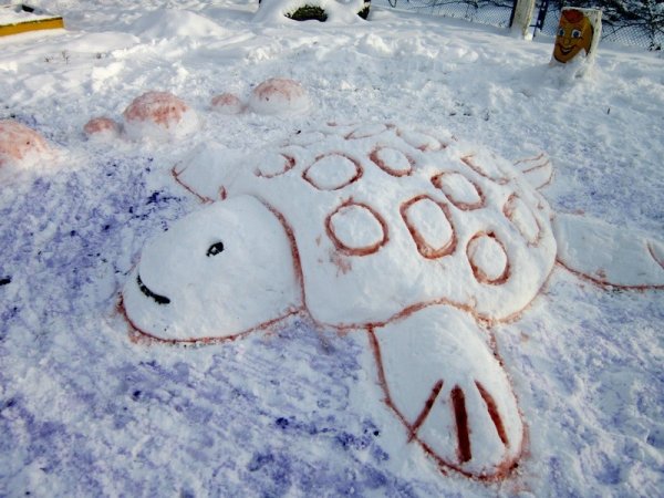 Как сделать фигуры из снега своими руками: лучшие идеи