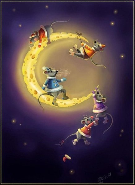 Мышка на Луне