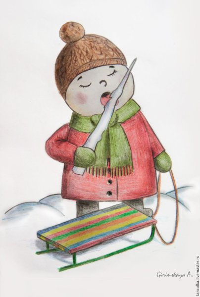 Сосульки рисунок для детей