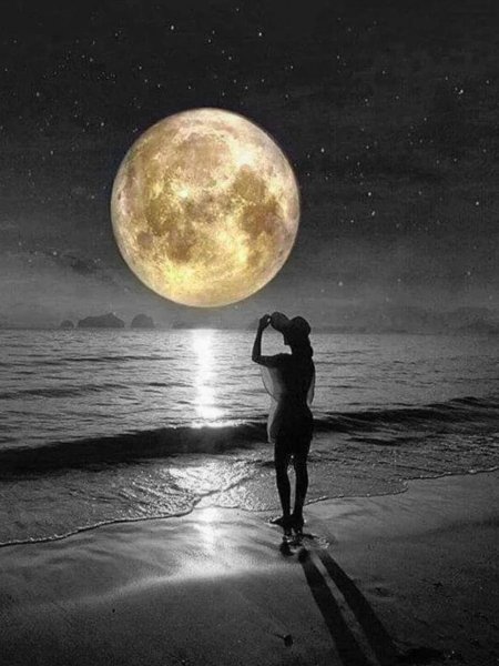 Полнолуние девушка