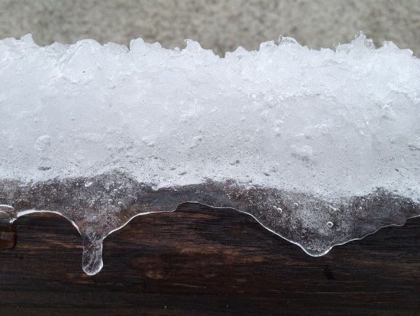 Снег пористость