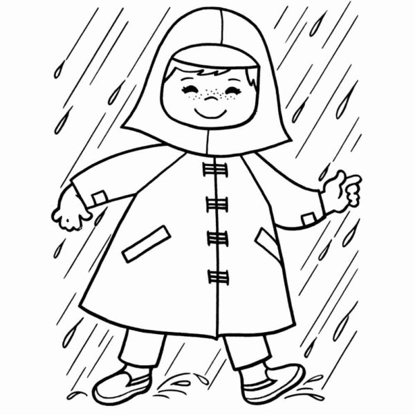 Плащ раскраска для детей