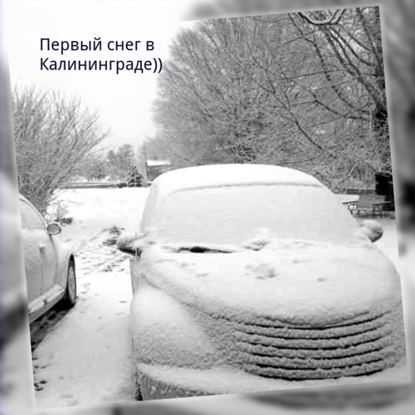 Неожиданный снег