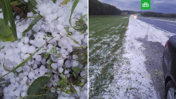 Снегопад в Кемеровской области