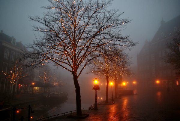 Осень дождь туман