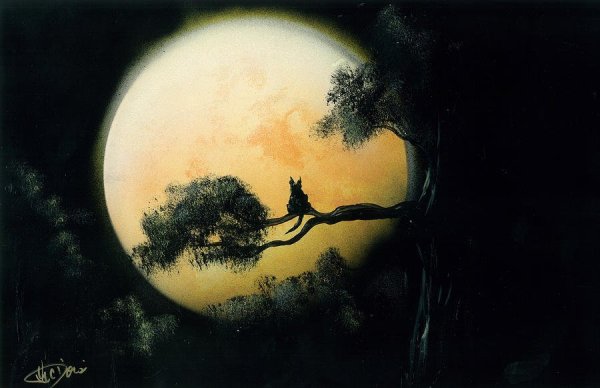 Луна в живописи