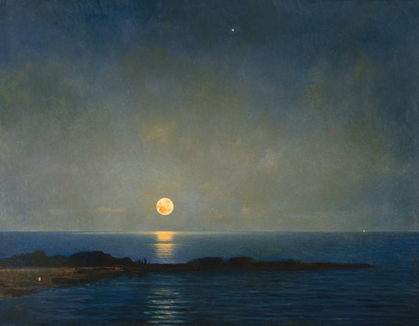 Лунные пейзажи в живописи