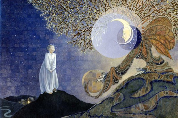 . Художник : Arlene Graston в ночь лунное