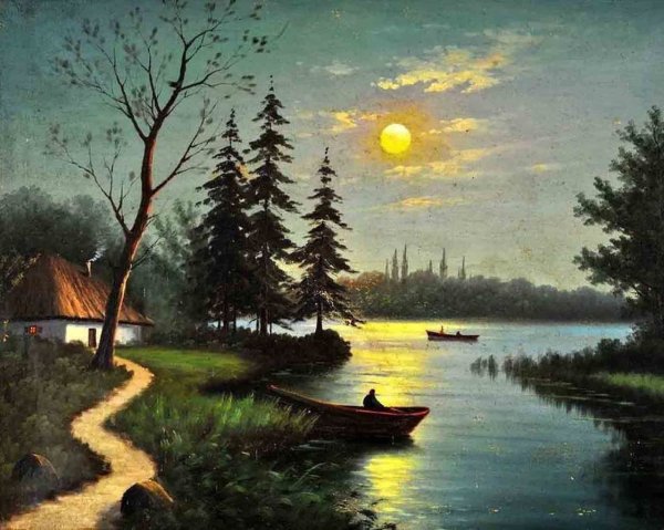 Художник-пейзажист Luna