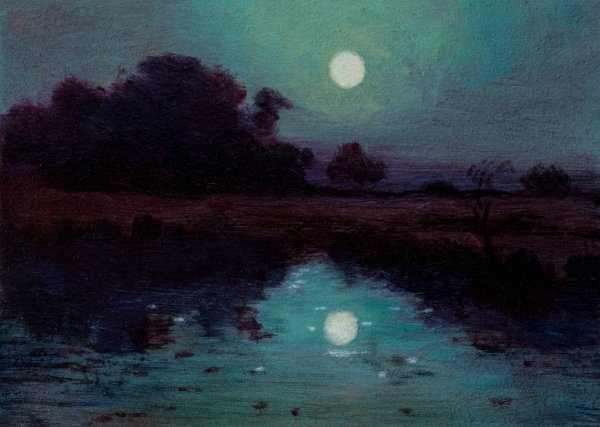 Американский художник-пейзажист бирдж Харрисон (