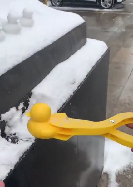 Формочка для снега уточка