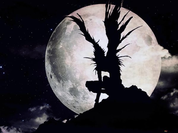 Death Note рюк силуэт