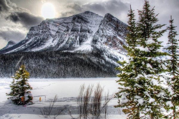 Национальный парк Банфф, Канада зима