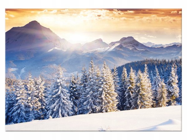 Красивые снежные горы