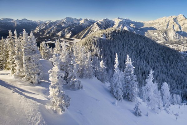 Банф зимой Канада