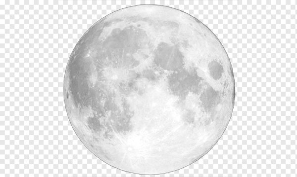 Луна на прозрачном фоне