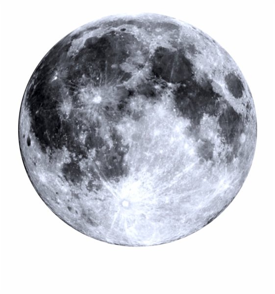 Луна без фона