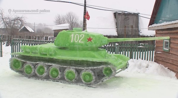 Т 34 из снега