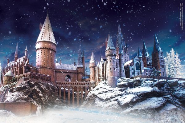 Гарри Поттер зимний Хогсмид