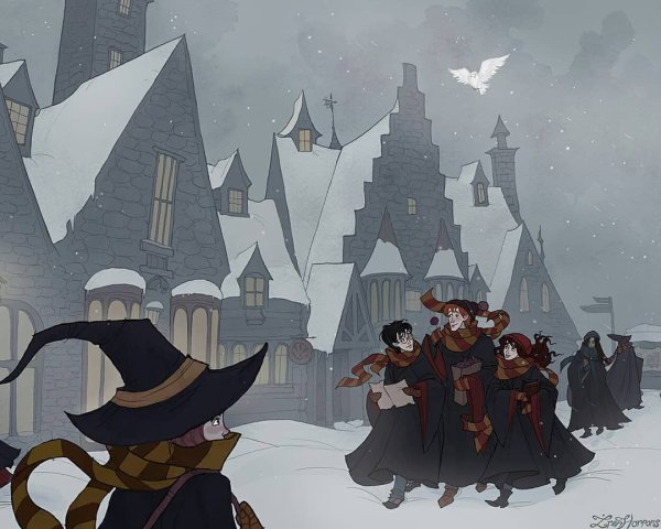 Гарри Поттер арт Хогсмит