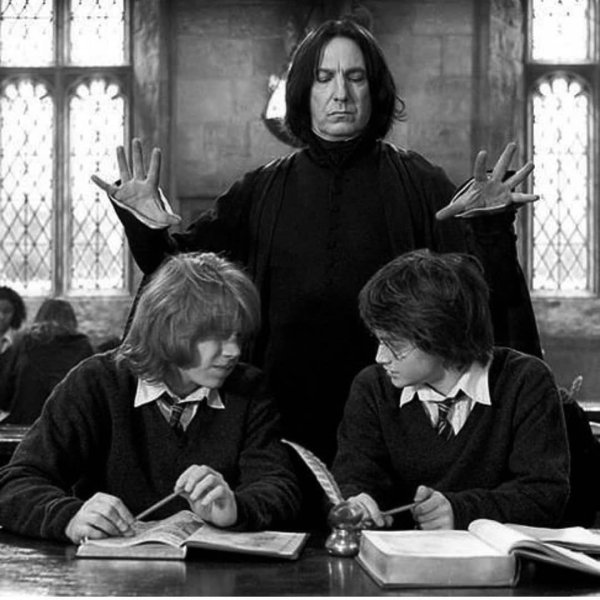 Снейп Гарри и Рон