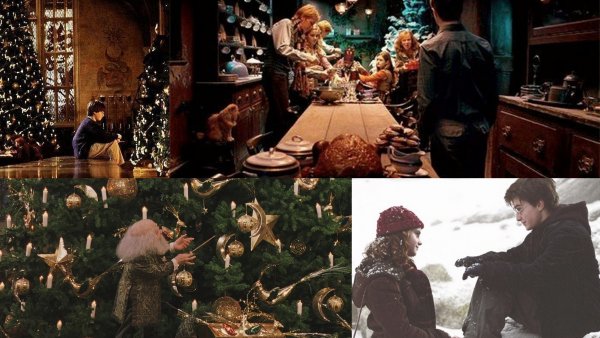 Гарри Поттер Эстетика Рождества