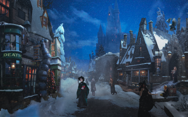 Лютный переулок Гарри Поттер арт