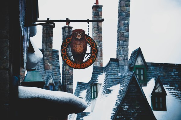 Гарри Поттер Хогсмид зима