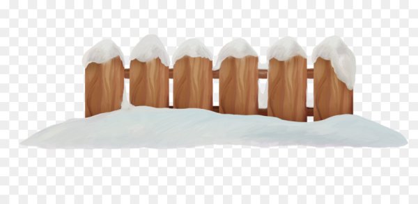 Заборчик в снегу для детей