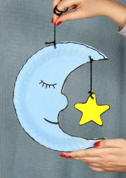 Луна поделка