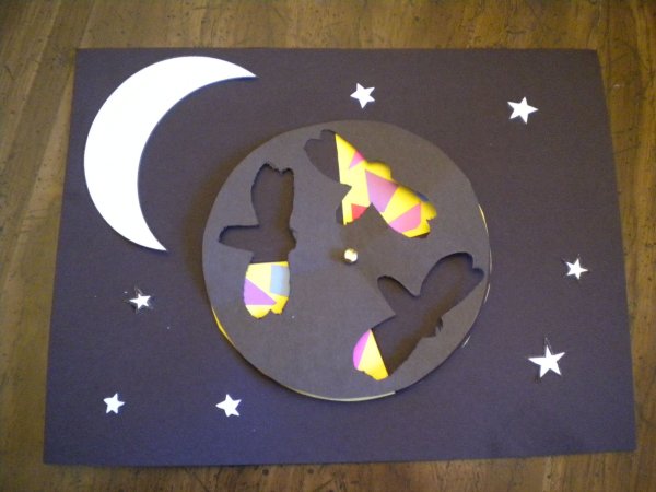 Поделка Луна с детьми 3-4 лет