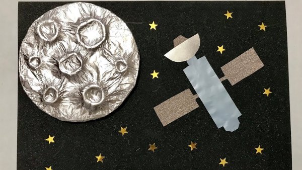 Луна поделка