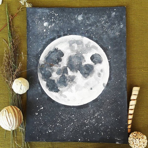 Луна поделка