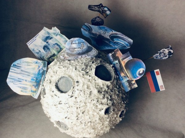 Луна поделка