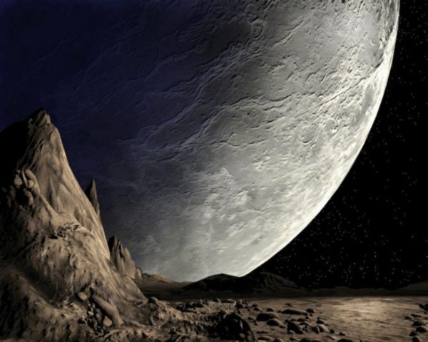 Космос вид с Луны