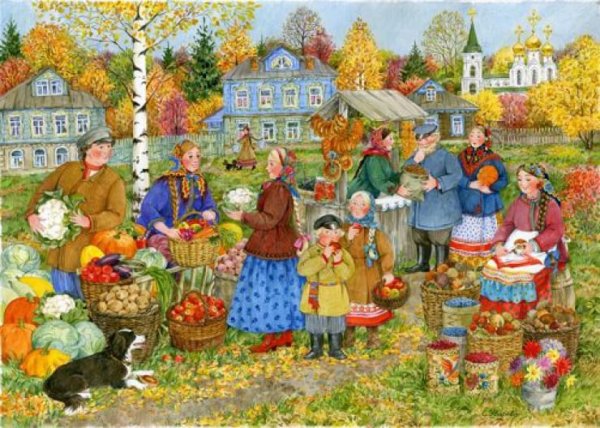 Художник Елена Уварова русские народные