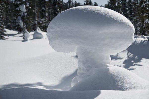 Причудливые сугробы